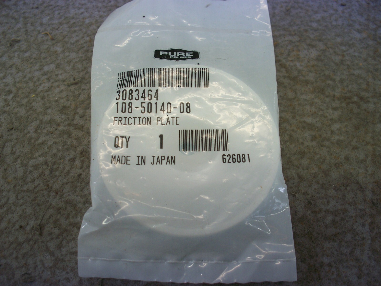 Polaris Snowmobile 400 600 650 ATV Rewind Recoil Friction Plate NEW OEM 3083464