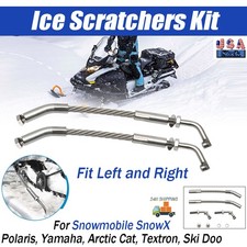 Snowmobile Ice & Snow Scratchers Reverse For Polaris Arctic Cat Ski Doo Yamaha
