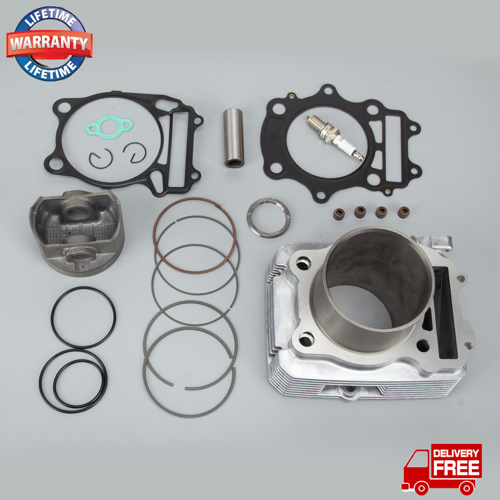2004-08 Artic cat 400 Manual Automatic Cylinder Jug Piston Top End Rebuild Kit