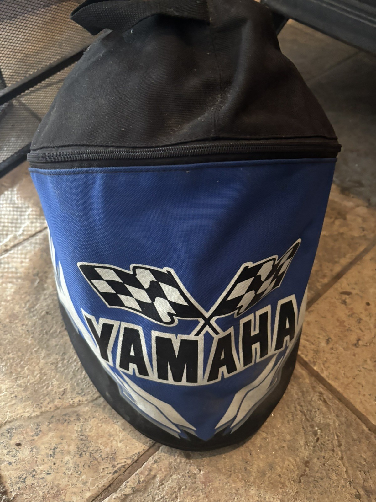 Vintage Yahama  Snowmobile Helmet Bag Nice