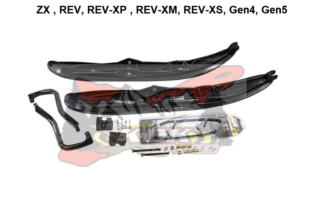 SKI-DOO PILOT 5.7 SKI KIT include 4″ CARBIDES 860200524