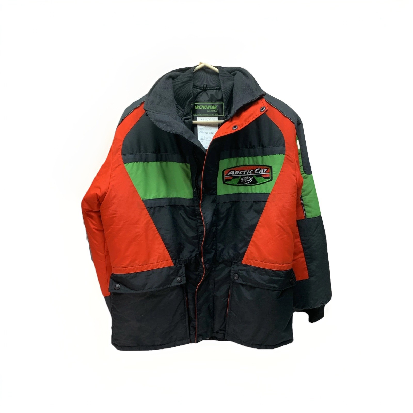 Women’s Vintage Arctic Cat Snowmobile Coat W/ Liner Size Large Classic Look EUC