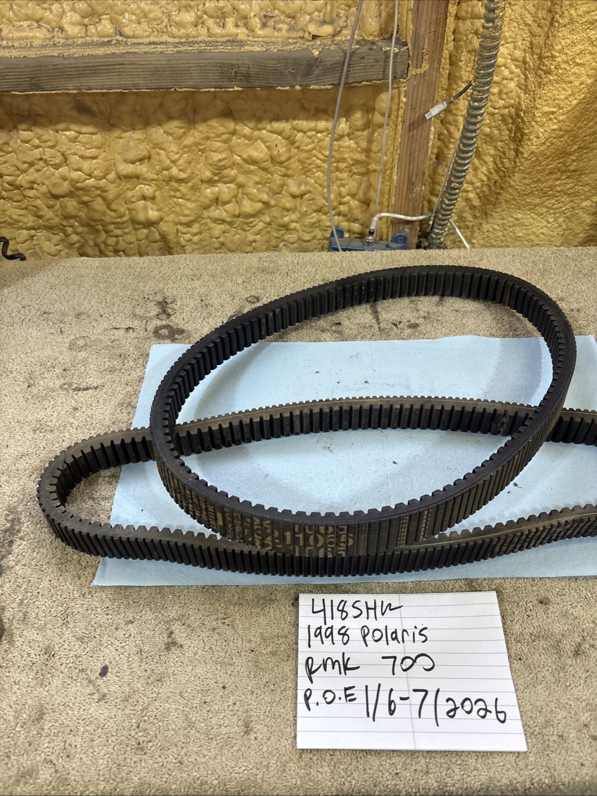 Polaris snowmobile primary Drive belt Set Of 2 3211065 2x Used 418
