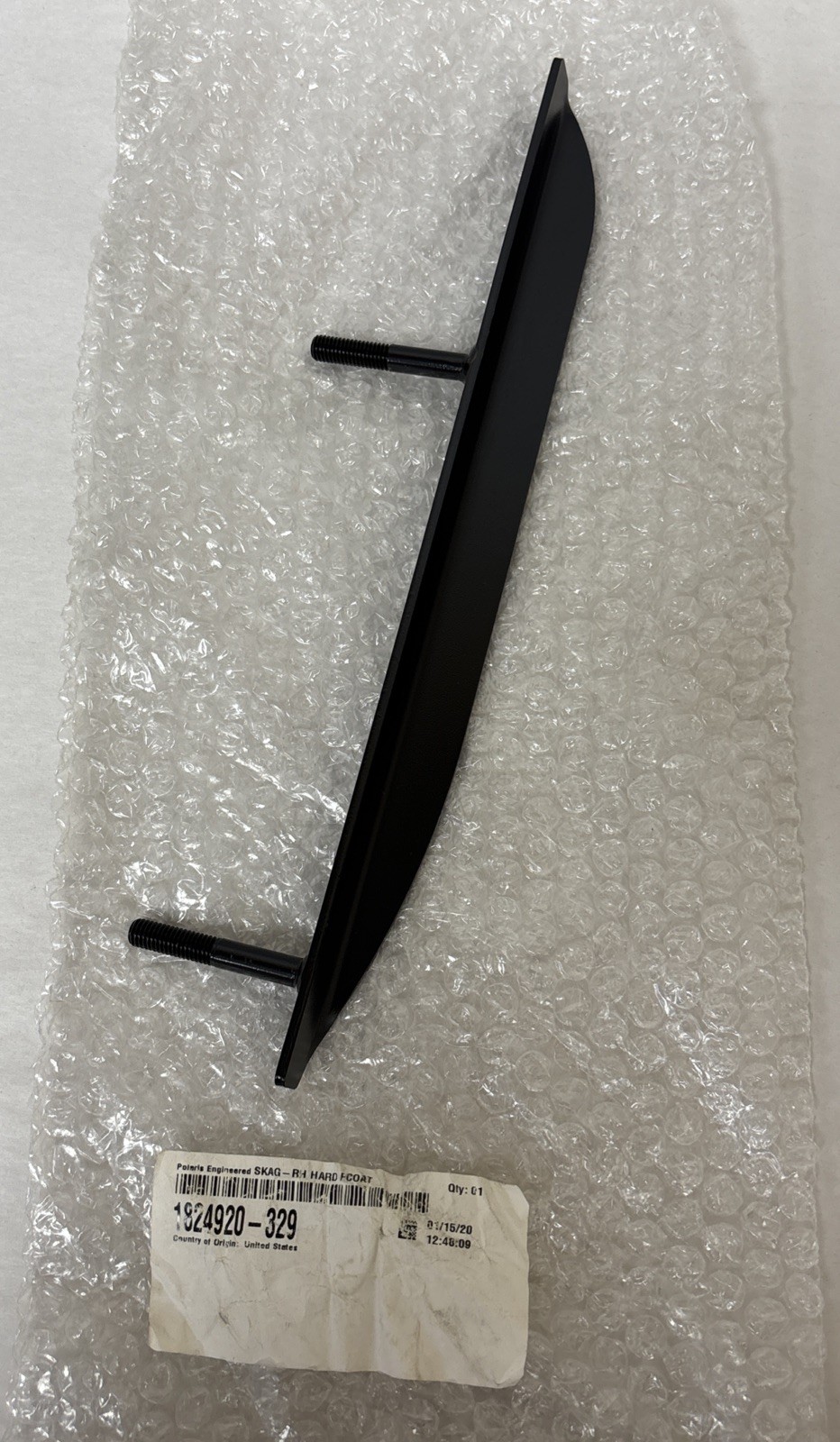 Polaris Snowmobile Right Skag, Hard Formed E-Coat, BLK (1) OEM #1824920-329 M180