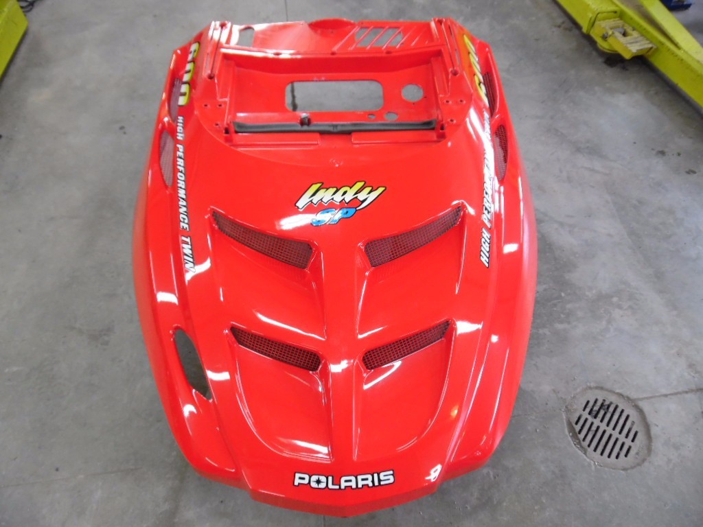 POLARIS INDY XC SP 600 GEN 2 1999 99 XCSP XC600 RED CUSTOM HOOD 440/700/800 XCR