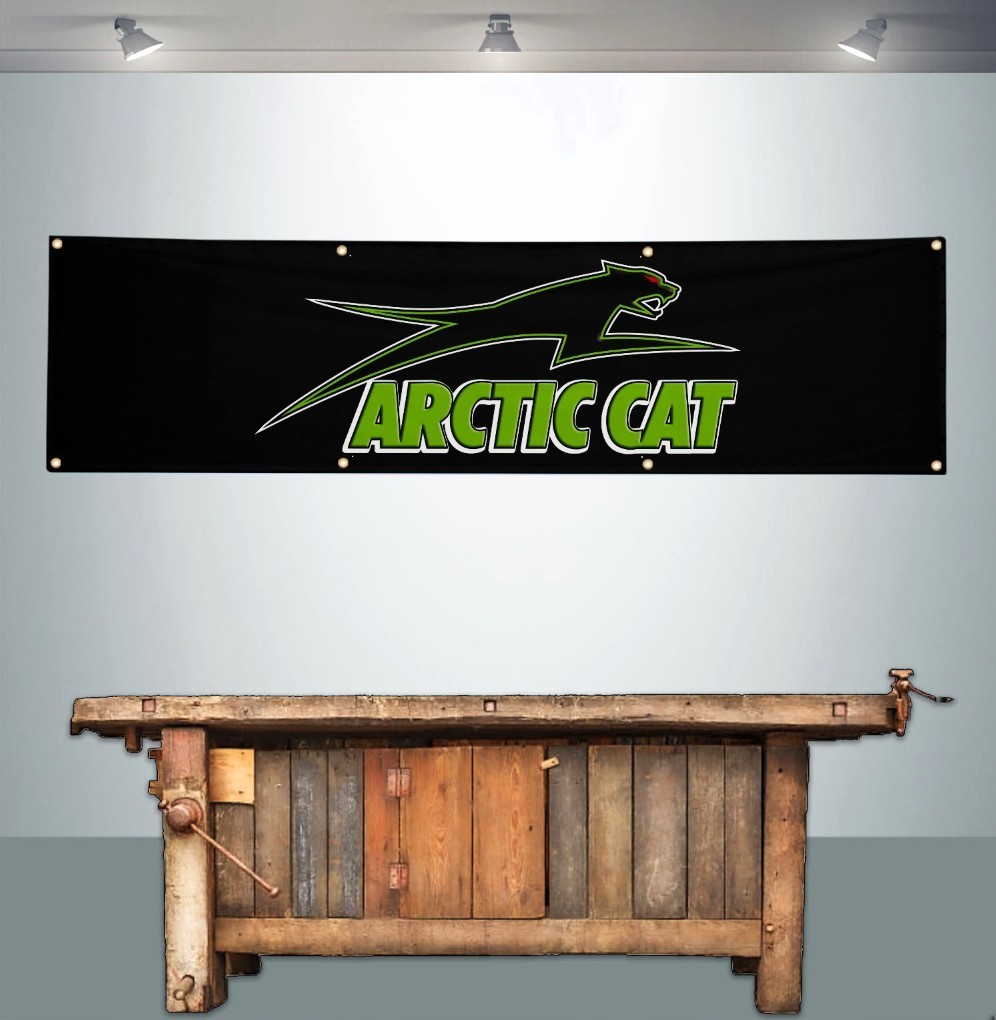 ARCTIC CAT 2′ X 8′ BANNER FLAG