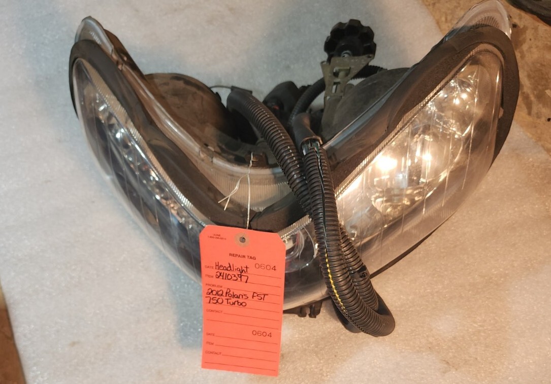 2410397 Polaris Snowmobile Headlight W/ Wiring Harness
