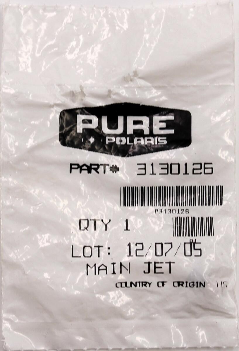 1985-2010 Polaris Snowmobile Indy Trail XC RMK Main Jet #230 New OEM 3130126