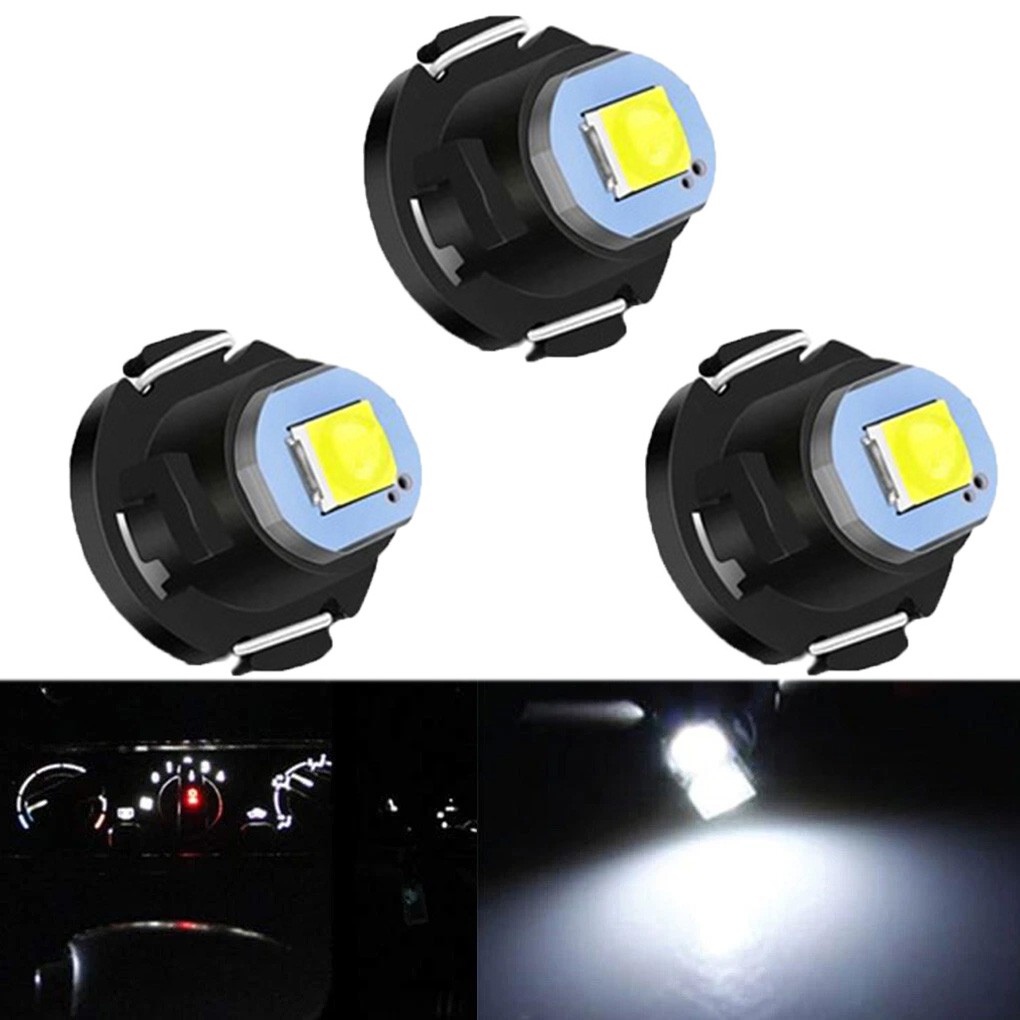 3Pcs White LED For Polaris ATV UTV Snowmobile Indicator Bulb Hobbs 4010416