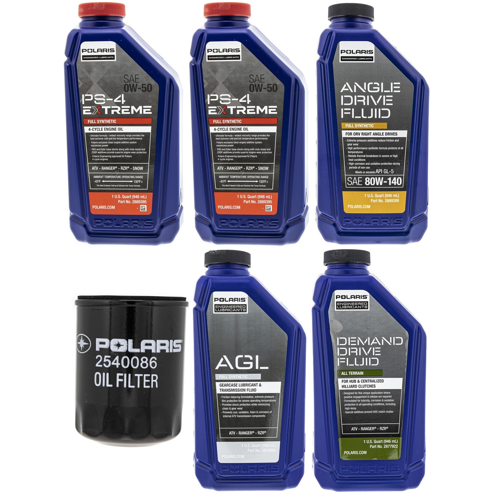 Polaris Extreme Full Service Oil Change Kit Filter Sportsman Ranger 700 800 XP