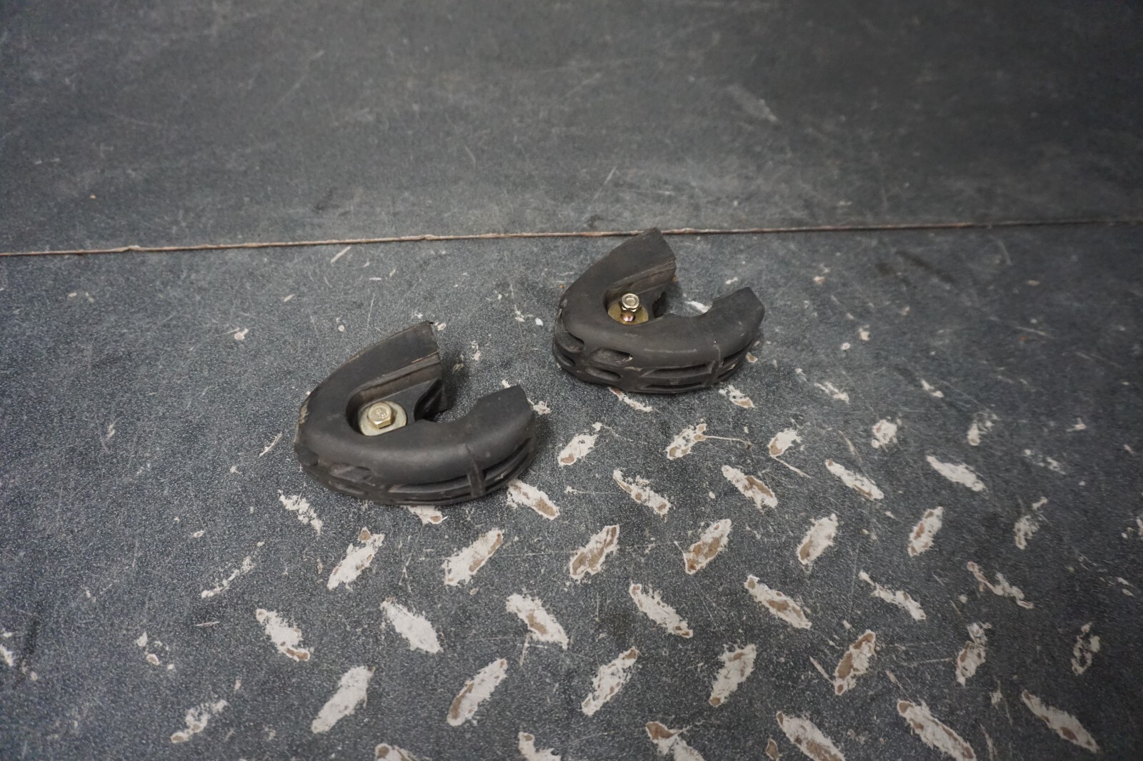 1996-2005 Ski-Doo GTX GSX Summit MXZ OEM Rubber Skid Rail Runner Protector Set