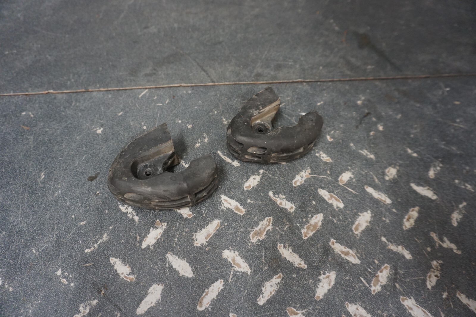 1996-2005 Ski-Doo GTX GSX Summit MXZ OEM Rubber Skid Rail Runner Protector Set