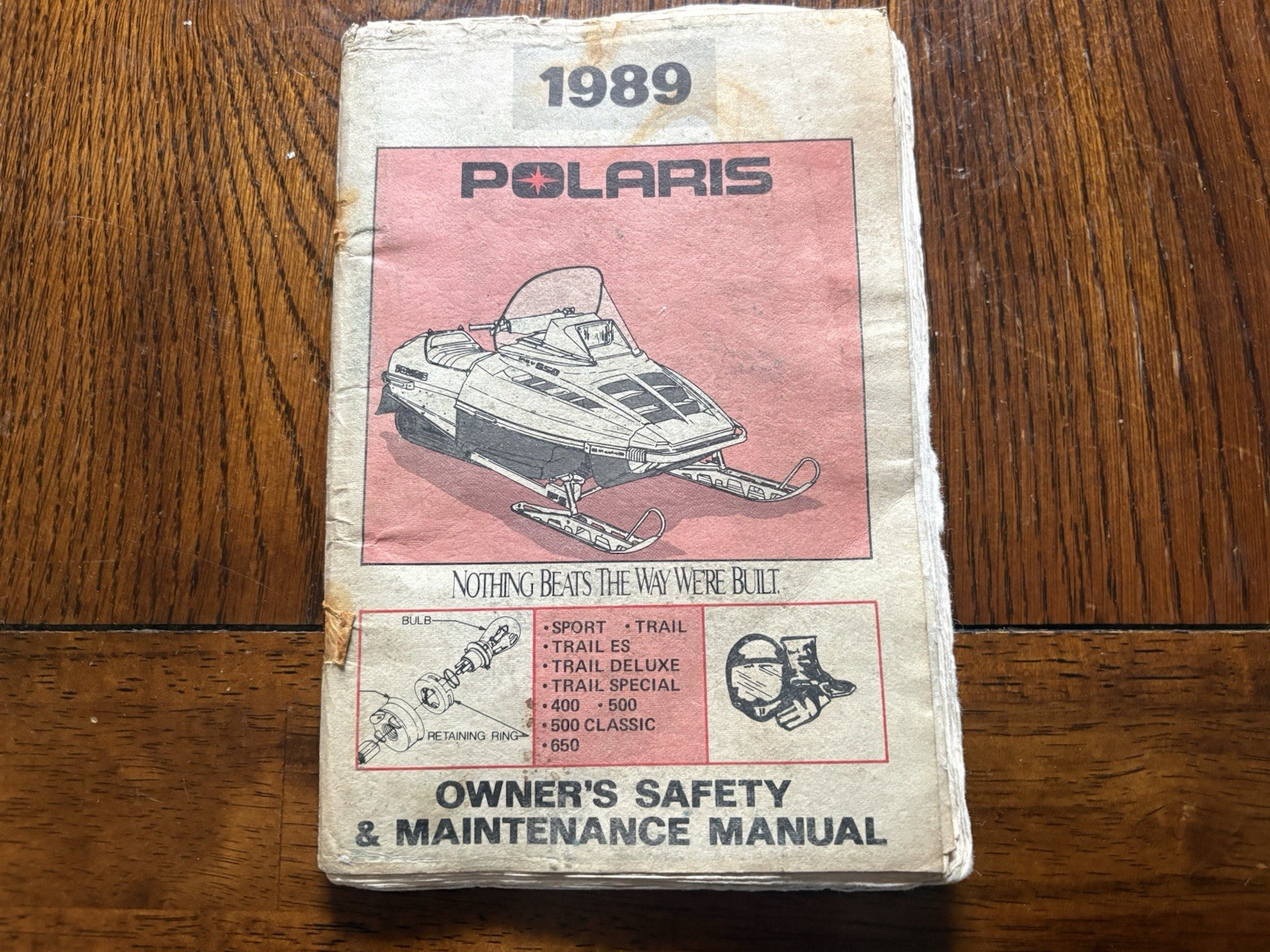 1989 Polaris Indy Manual Owners Manual Polaris Snowmobile