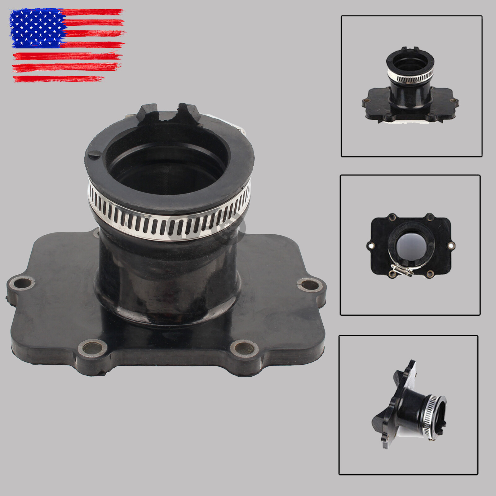 07-102-02  Carburetor Flange Socket Carb Boot Fits Ski-Doo 550F NEW