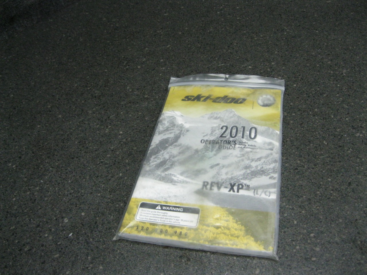 2010 Ski Doo MXZ XP 600 Owners Operator Manual 34L