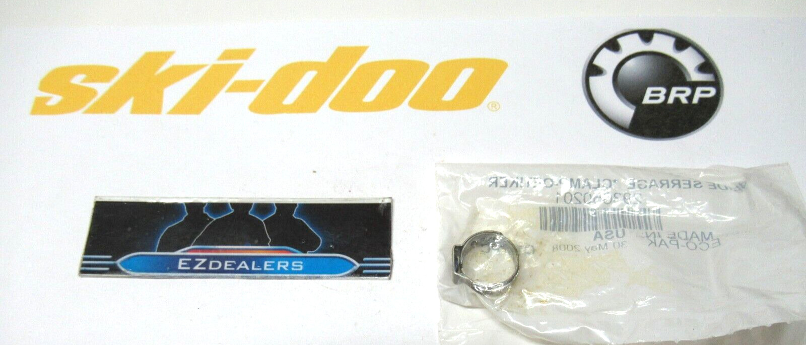Ski-Doo Snowmobile 293650201 Clamp O.E.M. N.O.S. QTY 1