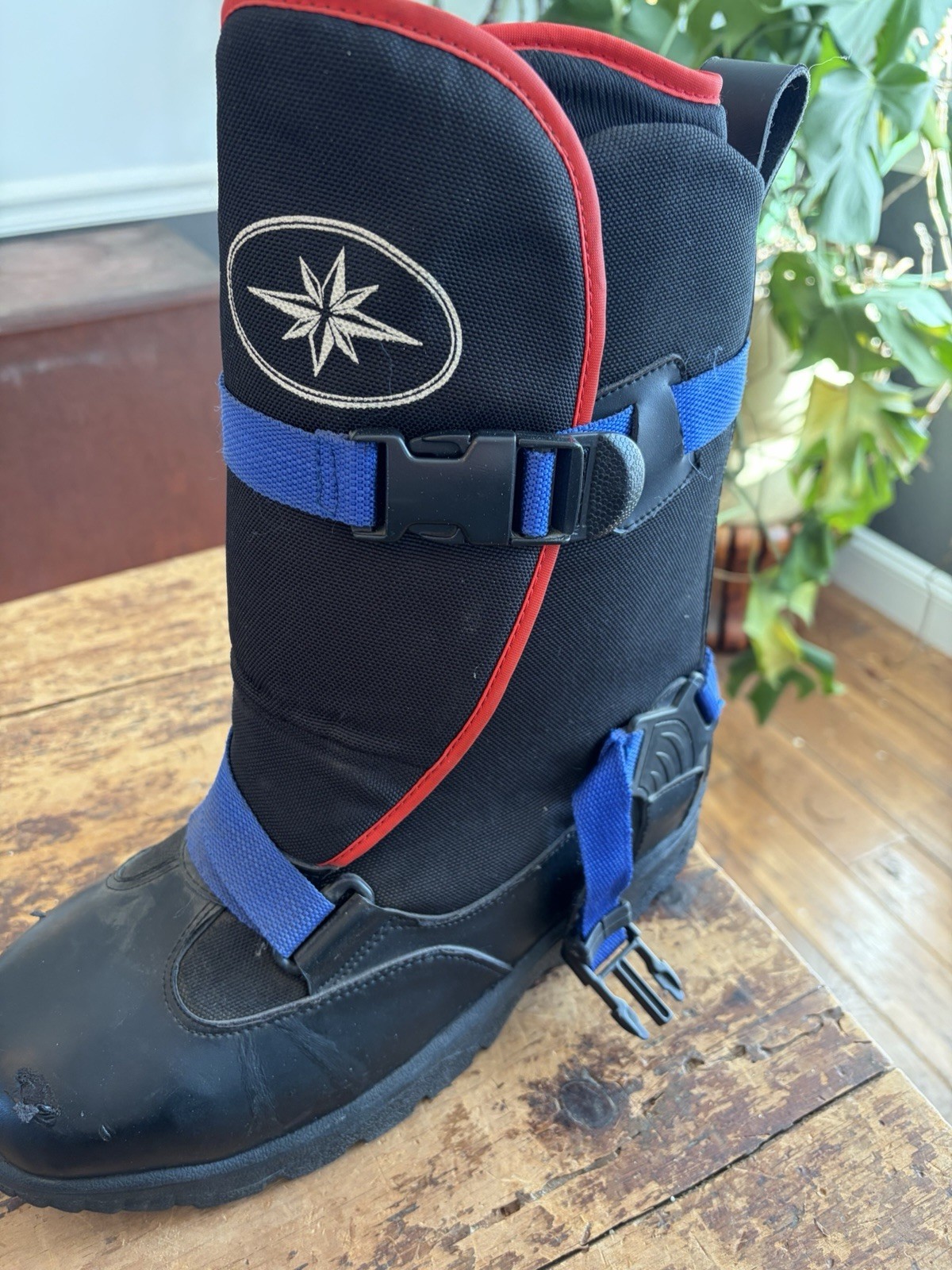 Polaris Snowmobile Boots Mens 10 Insulated Rugged Winter Straps