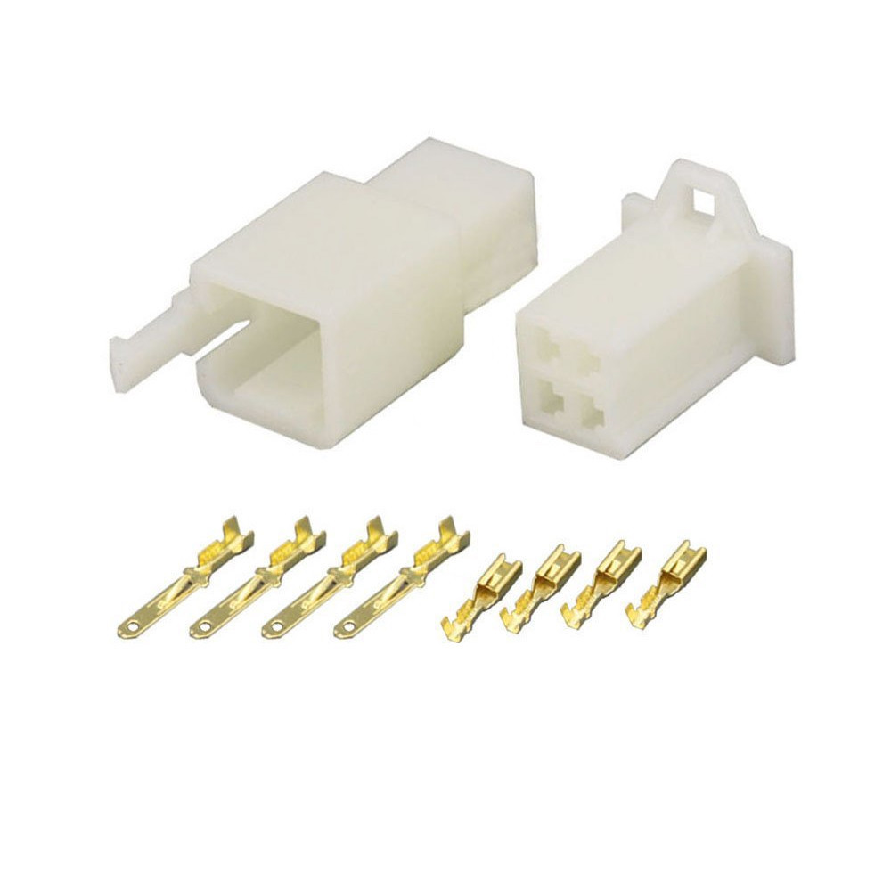 2.8MM 4 PIN WAY AUTOMOTIVE ELECTRICAL WIRE CONNECTOR MALE  AND FEMALE CABLE