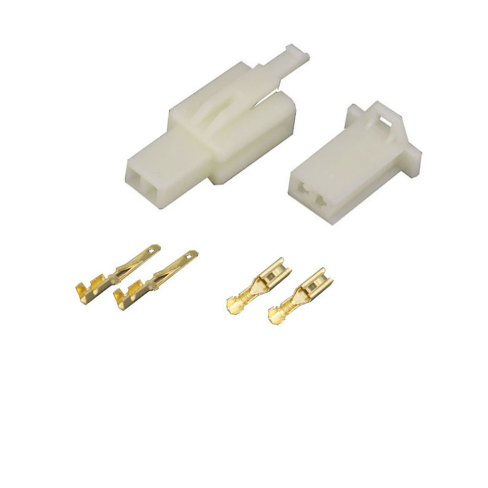 2.8MM 2 PIN WAY AUTOMOTIVE ELECTRICAL WIRE CONNECTOR MALE  AND FEMALE CABLE