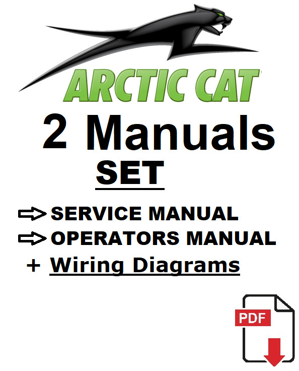 2008 Arctic Cat 650 Service Repair Manual Operators Wiring ATV PDF USB